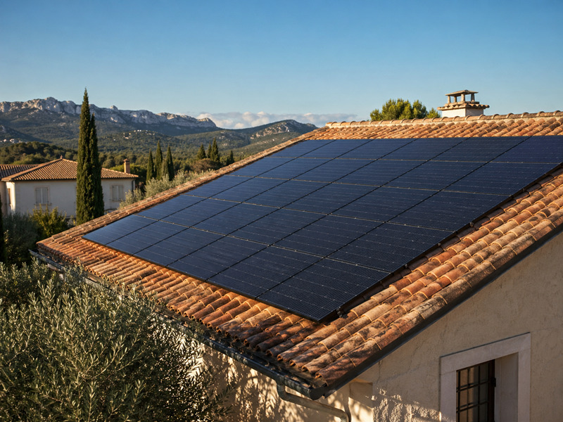 Installation photovoltaïque résidentielle destinée à l’autoconsommation