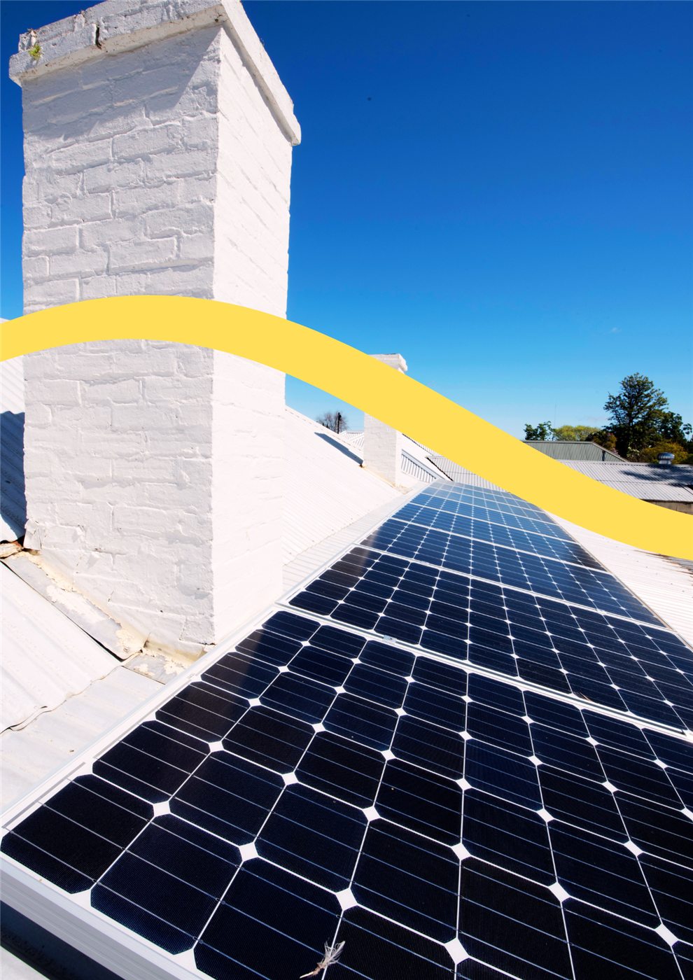 Panneaux photovoltaïques accessibles pour un contrôle de leur état